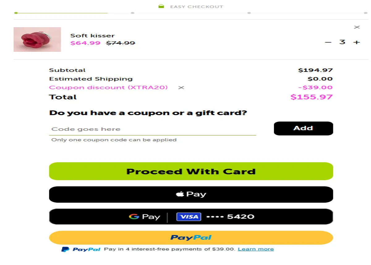 Proof screenshot for XTRA20