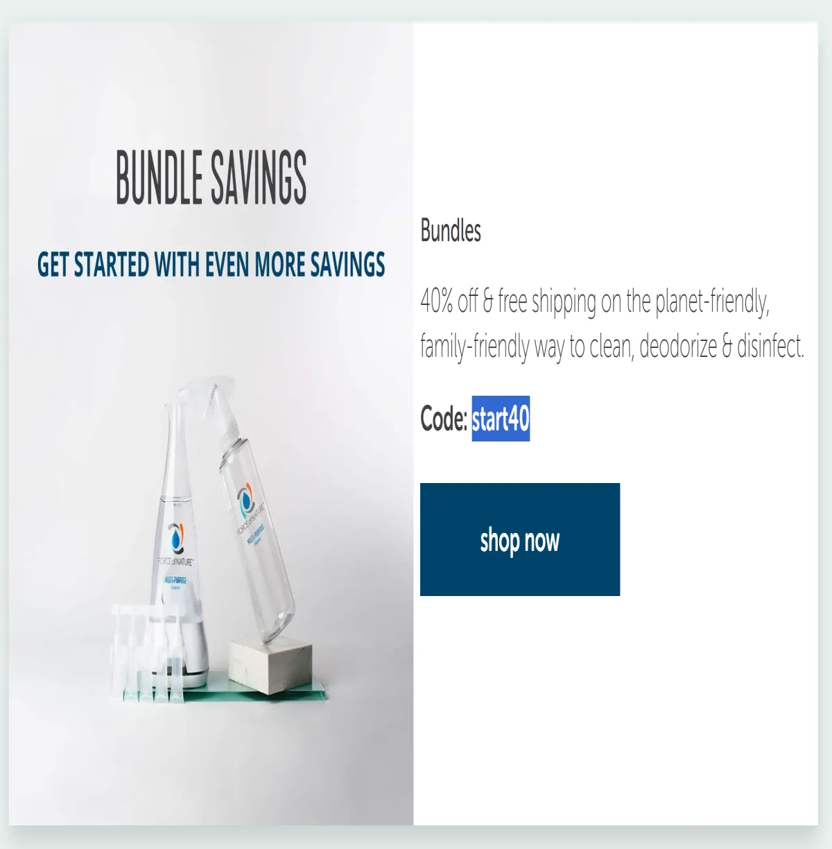 Proof screenshot for start40